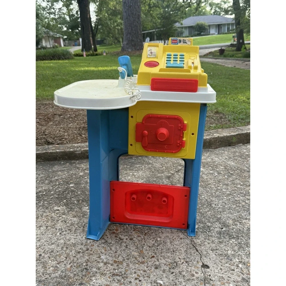 Vintage Playskool Pretend Play Store Register Counter